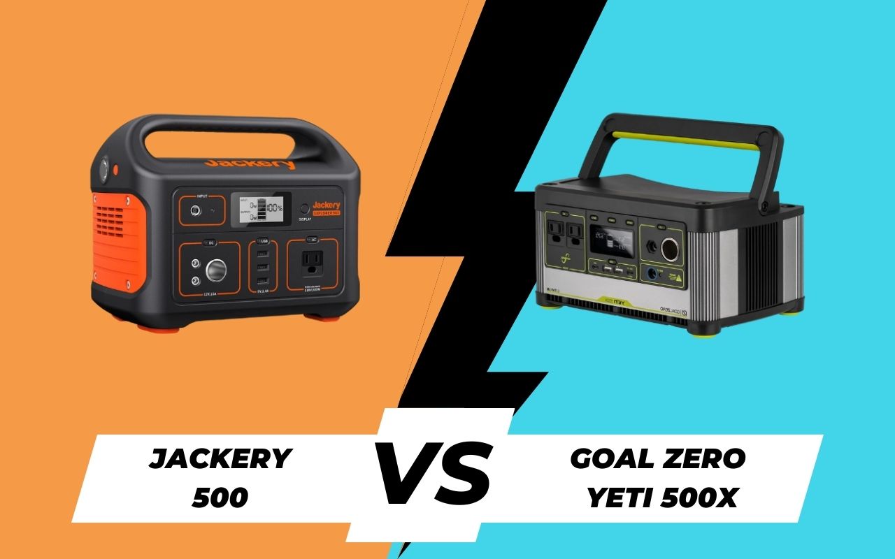 Jackery 500 vs Goal Zero 500X